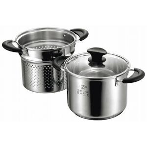 丸山技研 日本製 燕三条 パスタポット 22cm SE-09 創燕 IH対応 ガス火