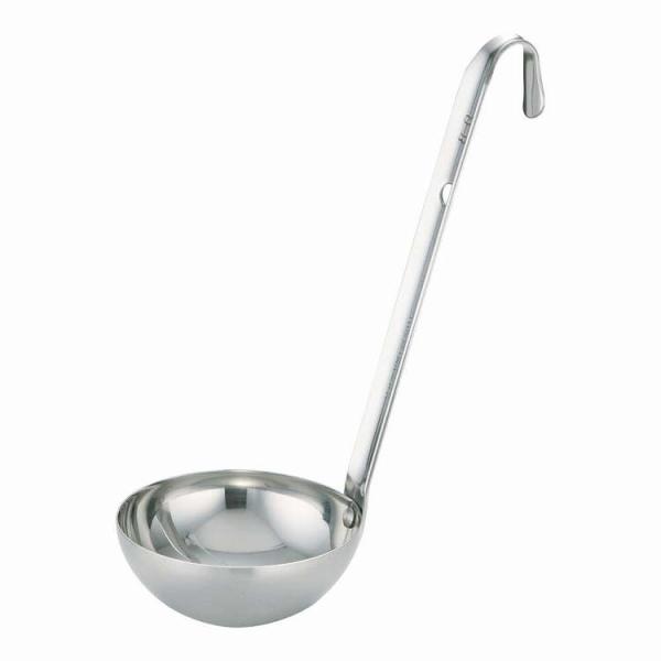 18-8 短柄スープレードル 80cc 代引不可