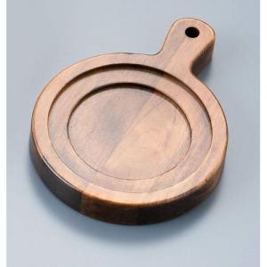 南部アイアン・クラフト PHT3801 ハットパン用木台 ラウンド 南部鉄器ハットパン用木台ラウンド