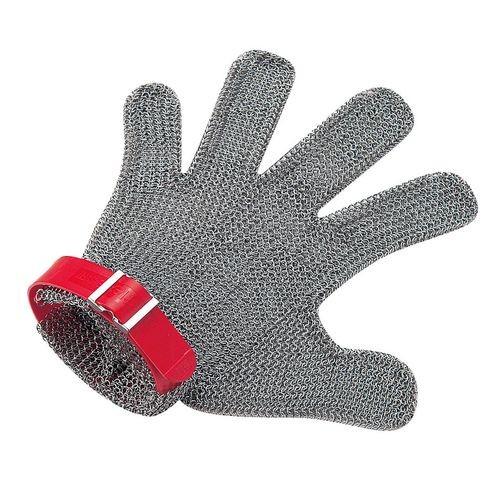 ニロフレックス メッシュ手袋5本指 M M5L-EF 左手用(赤) STBD803