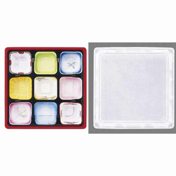 ワンウェイ 耐熱お弁当容器 T-80-E 蓋付・50セット入 代引不可