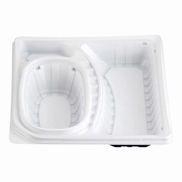 デリカランチ DL-23-23 50入 本体 白 代引不可