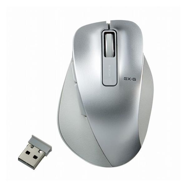 エレコム ワイヤレスマウス 無線 2.4GHz Mサイズ 5ボタン 戻る・進むボタン搭載 BlueL...