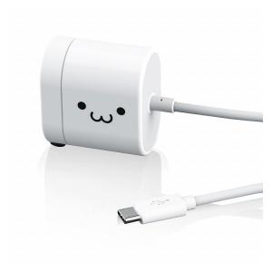 エレコム USBコンセント USB充電器 タイプC 15W スマホ タブレット ケーブル一体型 1.5m ホワイト EC-AC05WF 代引不可｜recommendo