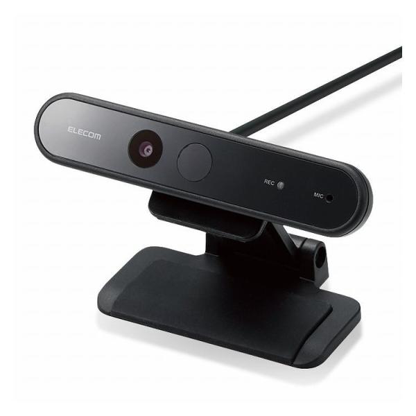 エレコム WEBカメラ PCカメラ 高画質 200万画素 マイク内蔵 Windows Hello 顔...