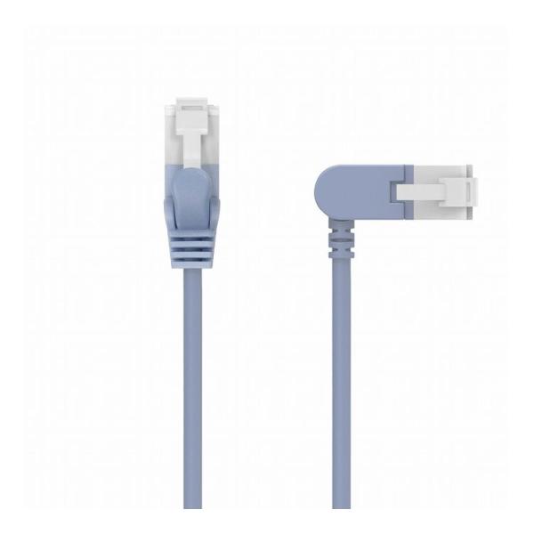 ELECOM LANケーブル CAT6A スイングコネクタ 左右90度回転 爪折れ防止 スリムコネク...