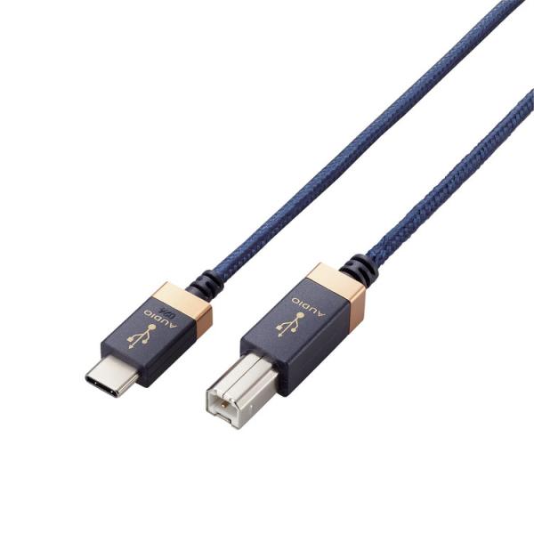 エレコム ELECOM タイプB ケーブル Type C to USB B 1m 高耐久 ハイレゾ対...