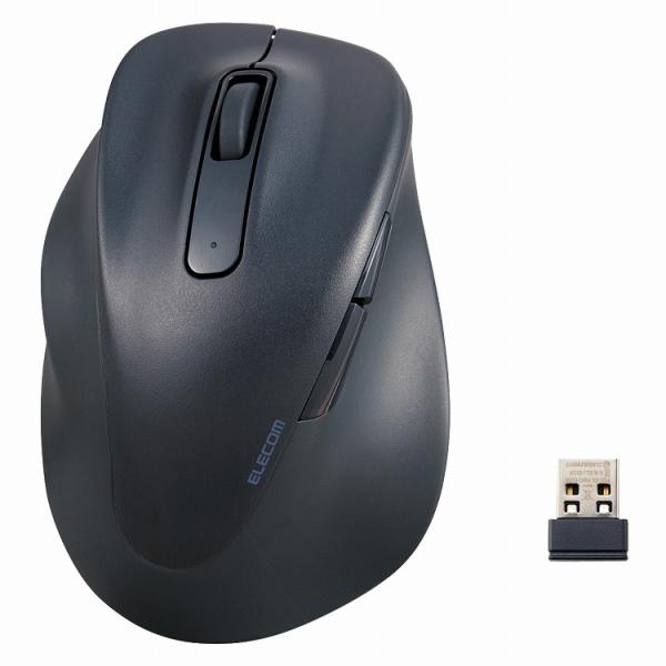 エレコム 無線 マウス 静音 ワイヤレス 5ボタン 左手専用 Windows 11 10 mac C...