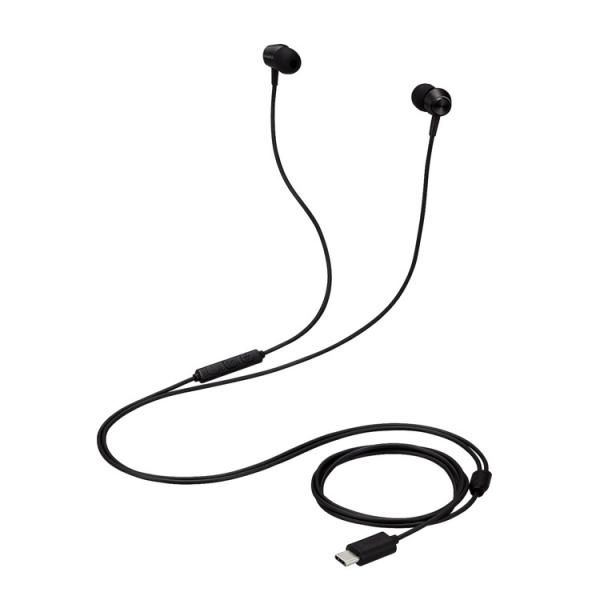 エレコム ELECOM タイプC イヤホン マイク付き カナル型 耳せんタイプ 有線 スマホ タブレ...