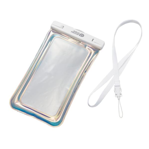 エレコム ELECOM スマホ防水ケース IPX8 防水ケース ×1 ネックストラップ ×1 iPh...