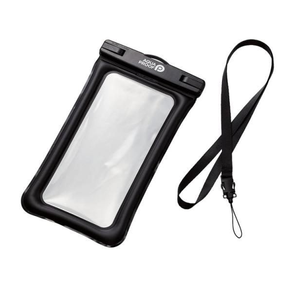 エレコム ELECOM スマホ防水ケース IPX8 防水ケース ×1 ネックストラップ ×1 iPh...