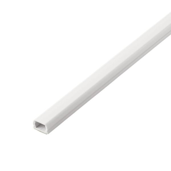 配線カバー 壁用 モール 長さ1m×幅16mm フラット 設置用テープ付き φ7.7mm以下の LA...