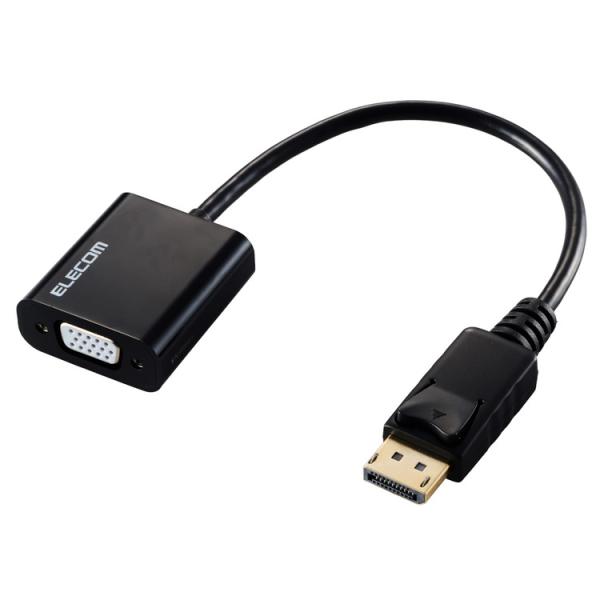 エレコム DisplayPort - VGA 変換 アダプタ DP ディスプレイポート プラグ to...
