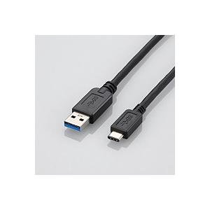 [ELECOM(エレコム)] USB3.1ケーブル（A-TypeC） USB3-AC15BK 代引不...