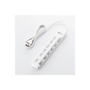 ELECOM エレコム ほこり防止シャッター付 省エネタップ T-E6A-2620WH 代引不可
