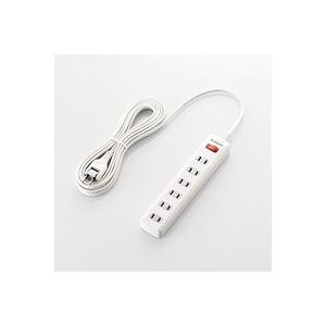 ELECOM エレコム 一括スイッチ付 雷ガードタップ T-K3A-2650WH 代引不可