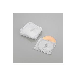 ELECOM エレコム Blu-ray・CD・DVD対応不織布ケース 2穴 CCD-NBWB60WH 代引不可 メール便（ネコポス）｜recommendo