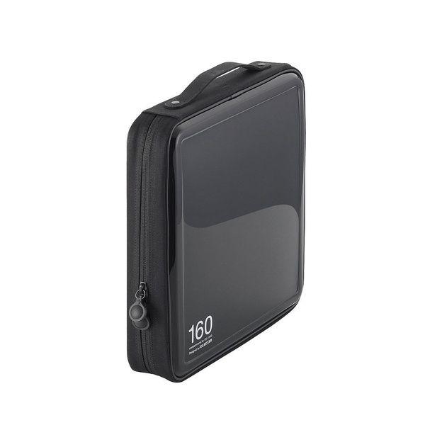 [ELECOM(エレコム)] CD/DVDファスナーケース CCD-H160BK