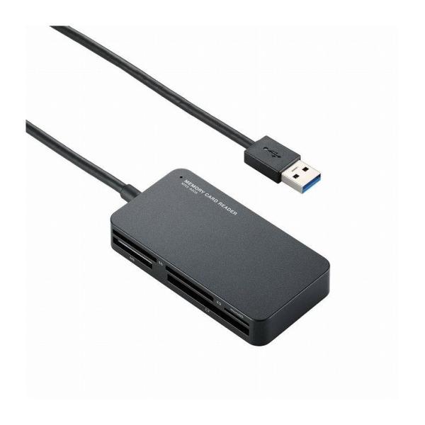 エレコム USB3.0対応メモリリーダライタ MR3-A006BK 代引不可