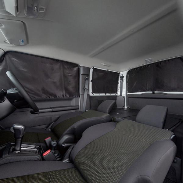 ボンフォーム 車中泊カーテン ジムニー JB64/JB74 ブラック 7911-39BK