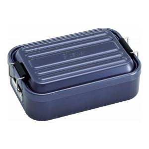 スケーター アルミふわっとタイトランチボックス ダークブルー 600ml AFT6B 弁当箱 ランチボックス ランチ 弁当 衛生的 かっこいい シンプル