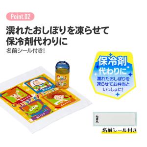 スケーター 銀イオン抗菌 ケース付き おしぼり...の詳細画像3