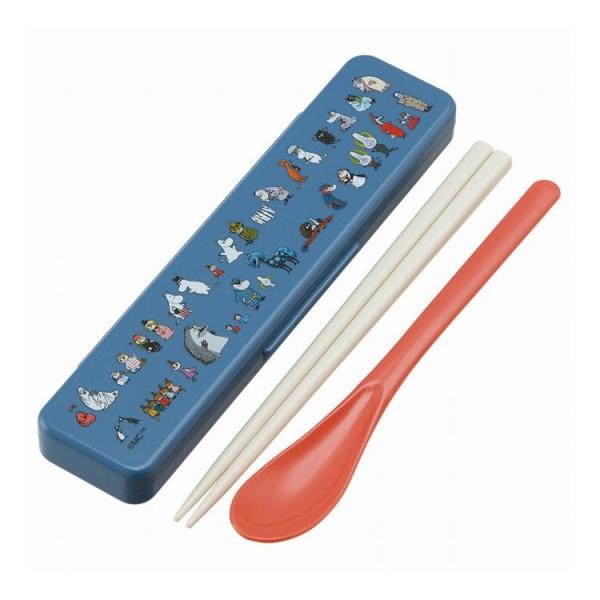 ムーミン 80年代風 箸 スプーン コンビセット カチカチ鳴らない CCS3SA 子供 キャラクター...