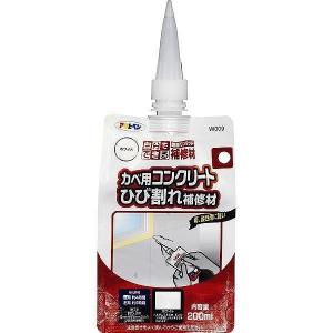 アサヒペン AP ワンタッチコンクリート補修材200ml ホワイト W009｜recommendo