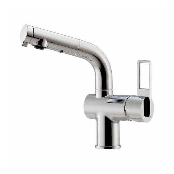 シングルレバー混合栓 カクダイ 183-425A-CH 代引不可