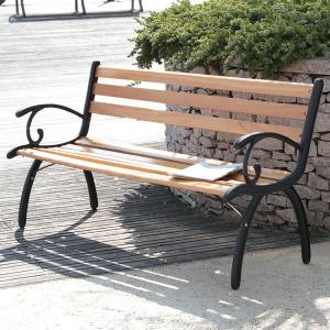 パークベンチ G210 木製 アイアン ガーデン 2人掛け シンプル