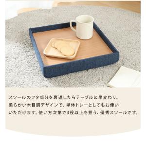 収納スツール 幅35cm 高さ35cm 収納ボ...の詳細画像3