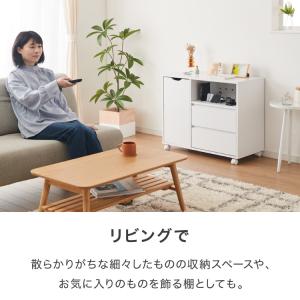 木製ラック 衣類収納 タンス 引き出し リビン...の詳細画像2