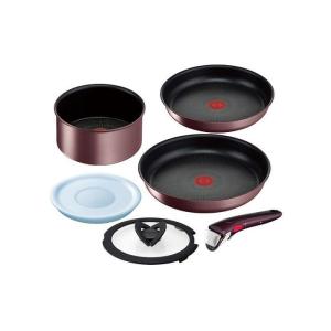 T-fal ティファール インジニオ・ネオ IHマロンブラウン アンリミテッド セット6 L38593 IH・ガス火対応 フライパンセット フランス製 収納