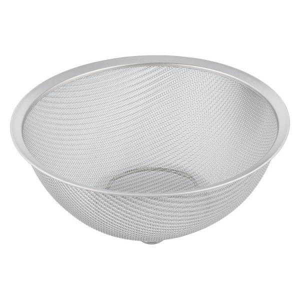 ラバーゼ 日本製 ステンレス丸型ざる 小 15cm 食洗機対応 脚付き 水切り スタッキング 粉ふる...