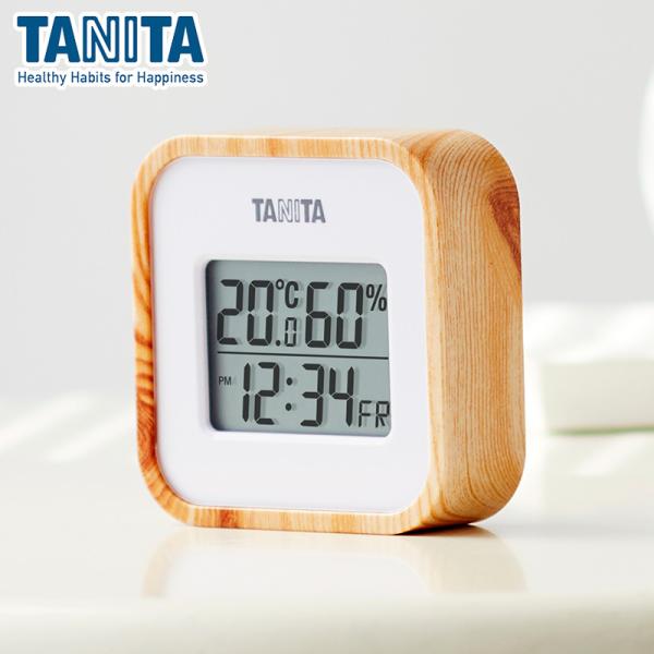 TANITA タニタ デジタル温湿度計 ナチュラルTT-571-NA 温度 湿度 温度計 湿度計 気...