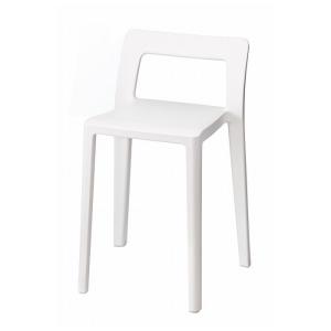 岩谷マテリアル ENOTS エノッツ ミニマルチェア ホワイト ENOMCH W 椅子 イス チェア スタッキング 重ねられる カラー サブチェア 腰かけ