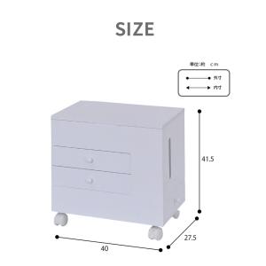 完成品 コスメワゴン ロータイプ ドレッサー ...の詳細画像5