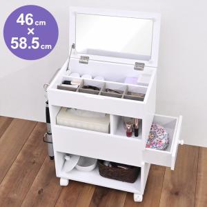 完成品 コスメワゴン ドレッサー ドレッサーワゴ...の商品画像