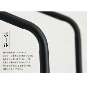 ハンガーラック 棚付き ディスプレイ キャスタ...の詳細画像5