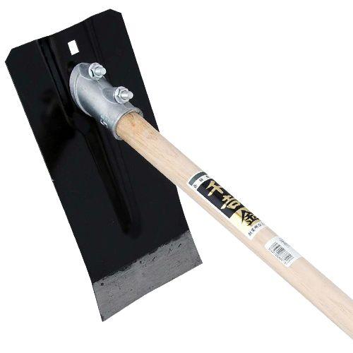 千吉‐金・平鍬‐鋼付・55 園芸道具：鍬：地域鍬