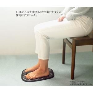 EMSフットトレーニングマット ブラック 筋肉...の詳細画像2