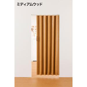 アコーディオンドア つっぱりタイプ 幅100c...の詳細画像3