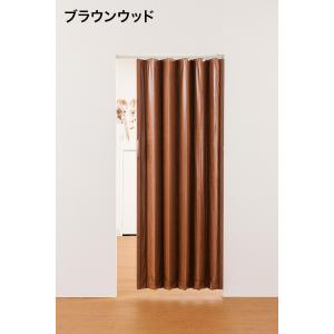 アコーディオンドア つっぱりタイプ 幅100c...の詳細画像4