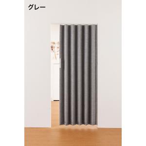 アコーディオンドア つっぱりタイプ 幅100c...の詳細画像5
