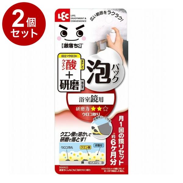 まとめ買い 単品2個セット 激落ちくん もこもこ泡のウロコ取り 80mL レック株式会社