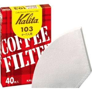 Kalita カリタ 103濾紙40枚入 501039｜recommendo