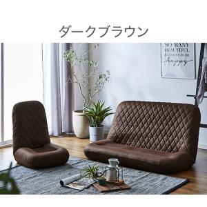 座椅子 2人掛け ハイバック フロアソファ ポ...の詳細画像5
