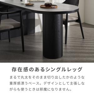 半円 ダイニングテーブル 150 テーブル 単...の詳細画像4