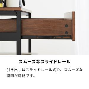 ゴミ箱上ラック 幅80cm 引出し付き 3分別...の詳細画像5