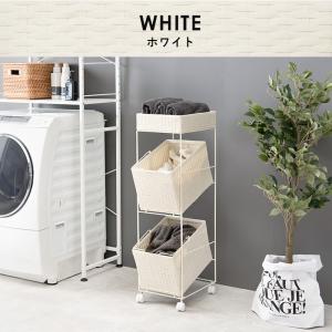 ランドリーラック 2杯 引き出し 幅28cmラ...の詳細画像3